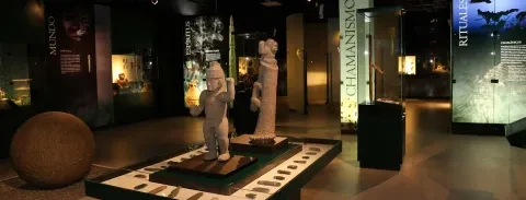 Vista de una estatua en uno de los museos de Costa Rica